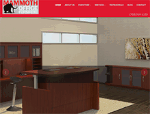 Tablet Screenshot of mammothofficefurniture.com